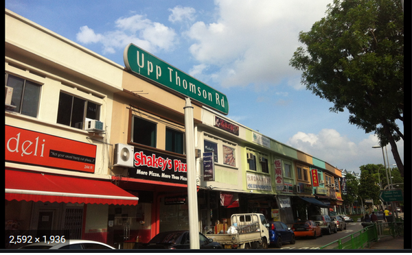 Where to eat in Upper Thomson?